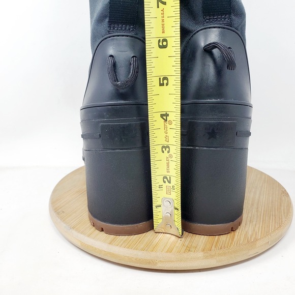 Converse Chuck Taylor All Star De Lux Heel Shoes Womens 8 Black Lug Hi Sneaker - Picture 12 of 15